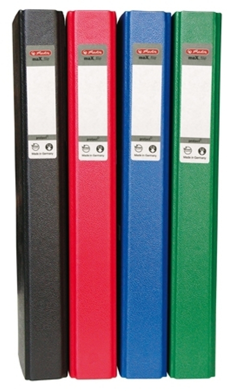 PORADAC 2-KRUZKOVY A4/2,5cm PP CIERNY HERLITZ