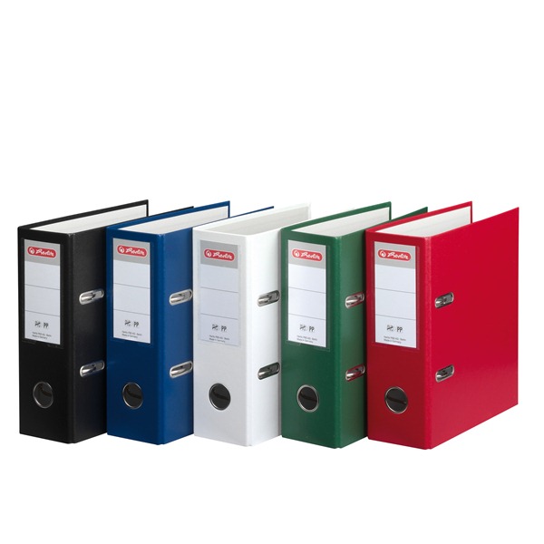 Poradac A5 Herlitz 8cm na vysku cerveny