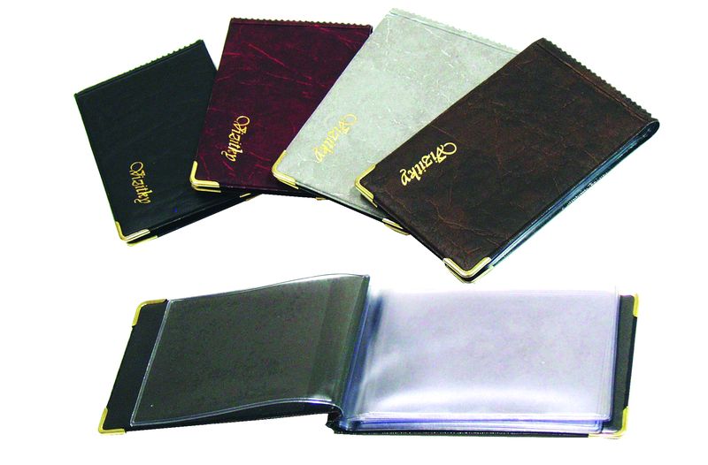 Vizitkar 1-radovy s kovovymi rozkami 24 CL