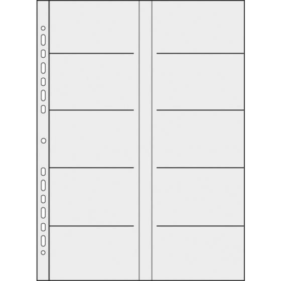 Nahradna vlozka do vizitkara A4 PVC