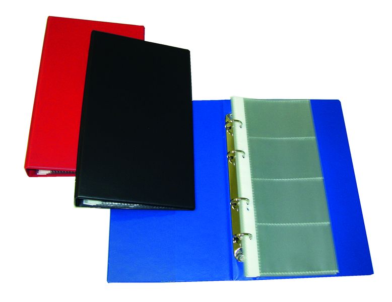 Vizitkar A4 s kruzkovou mechanikou 5-radovy