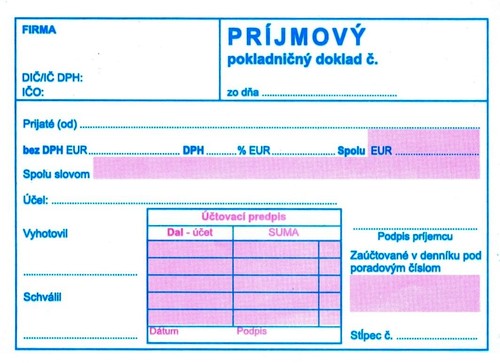 Prijmovy PD A6 s DPH prepis. (100)