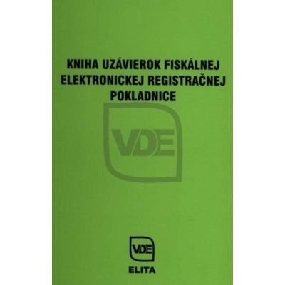KNIHA UZAVIEROK FISKALNEJ REGISTRACNEJ POKLADNICE ZELENA