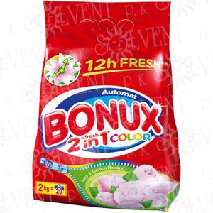 BONUX PRACI PRASOK 2kg 2V1 ROSE /6/